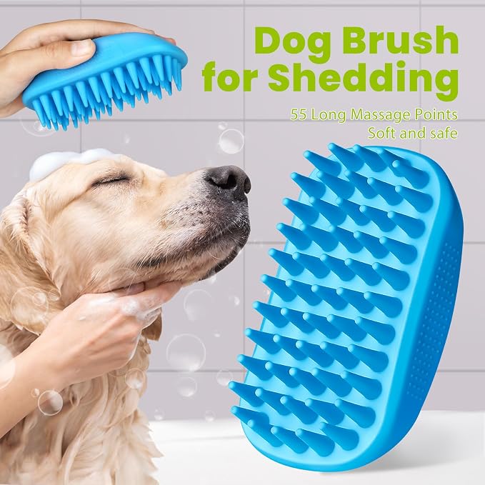 Comotech 3PCS Dog Bath Brush | Dog Shampoo Brush |Scrubber - Image 5