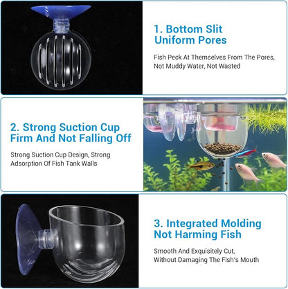 3 Pcs Aquarium Plant Holder, 2 Sizes Fish Tank Aquatic Plant Pot - Image 3