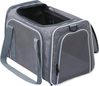 Cat Carrier - Soft-Sided Dog Pet Carrier, Portable Foldable Pet Bag up to 28 Lbs by Akinerri