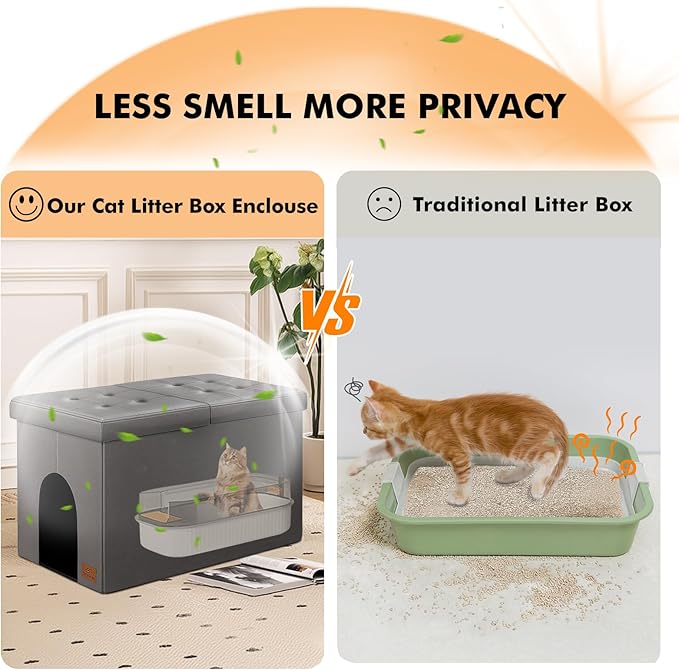 Cat Litter Box Enclosure Furniture - Image 3