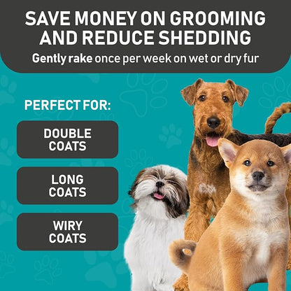 Maxpower Planet Pet Grooming Brush and 2X Grooming Gloves Combo - Image 6