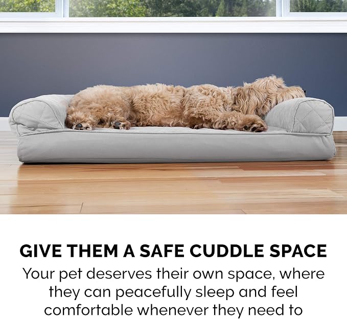 Furhaven Orthopedic Dog Bed for Large Dogs w/ Removable Bolsters & Washable - Image 10