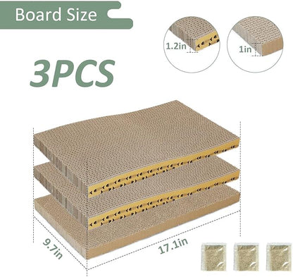 MECOOL Cat Scratching Board，3PC Scratch Pad - Image 2