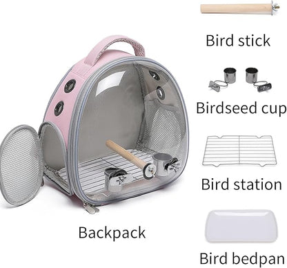 Portable Travel pet Backpack Carrier Hamster Bag Guinea Pig Bird Small Dog cat - Image 4