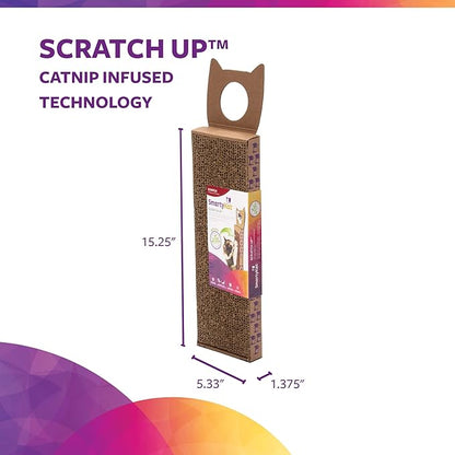 SmartyKat Scratch Up Corrugated Hanging Cat Scratcher, Catnip Infusion - Image 3