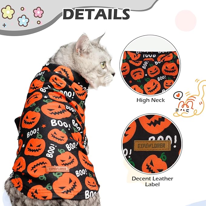 EXPAWLORER Cat Halloween Sweater - Image 2