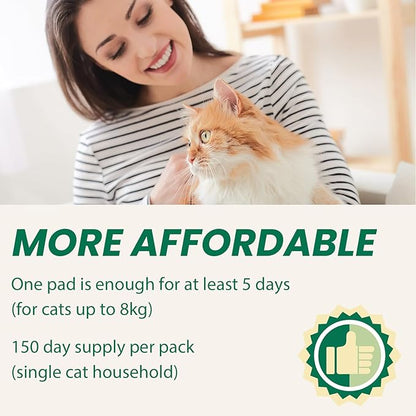 IMMCUTE Multi-Cat Litter Pads 16.9" X 11.4", 30 Ct, Odor Control, Thickened - Image 5