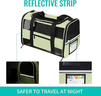 20" Large Soft Sided Cat Carrier Pet Carrier - Image 3