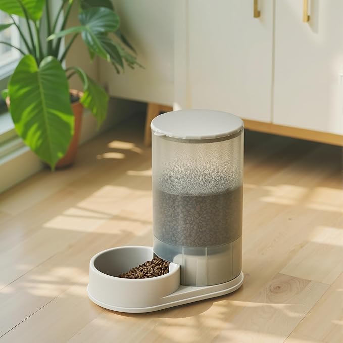 Automatic Pet Feeder, 5 Lbs Dog Food Capacity by HANAMYA