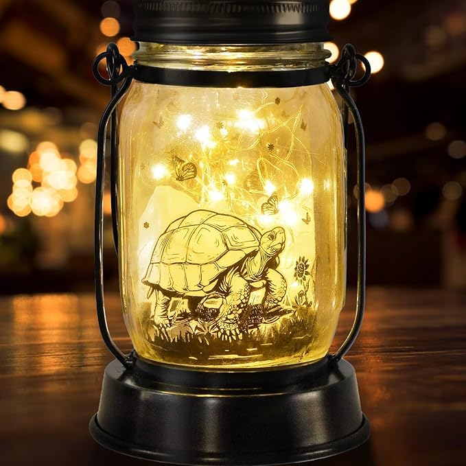 kyoryuger Tortoise Gifts for Women/Men Turtle Lovers Solar Lantern Mom Birthday by kyoryuger