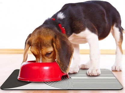 Dog Food Mats for Floors Waterproof, Cat Water Bowl Mats Pet Feeding Absorbent - Image 6