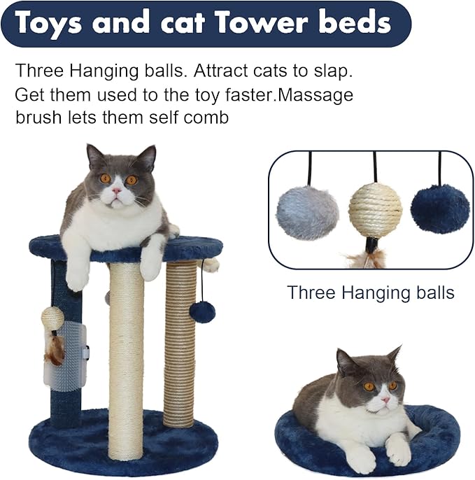 MECOOL Cat Scratching Post Tree - Image 6