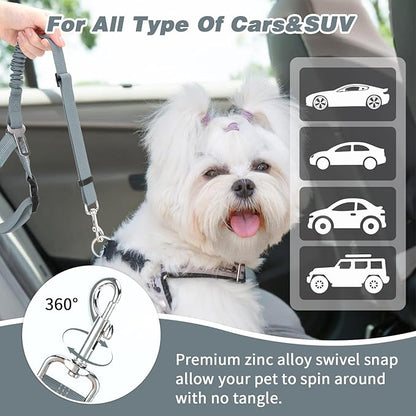 BWOGUE Pet Dog Cat Seat Belt Reflective Car Dog Headrest Restraint Leash - Image 6