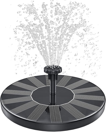 Solar Fountain, 1.5W Solar Bird Bath Fountains Pump Floating Solar Powered by Unknown