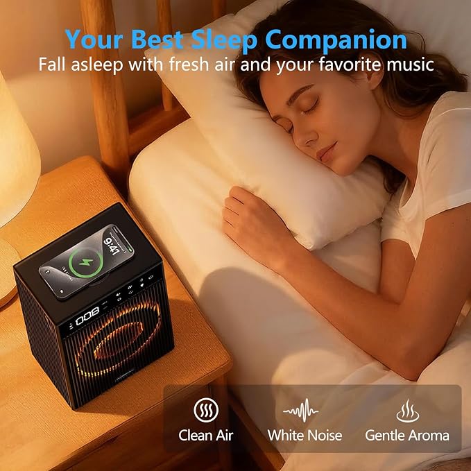 CleanForce Rainbow Cube | World’s First 4-in-1 Space-saving Air Purifier - Image 3