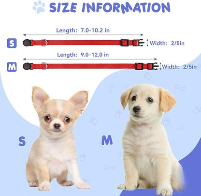 Puppy Collars for Litter, Puppy Collars for Small Puppies Soft Nylon Safety - Image 4