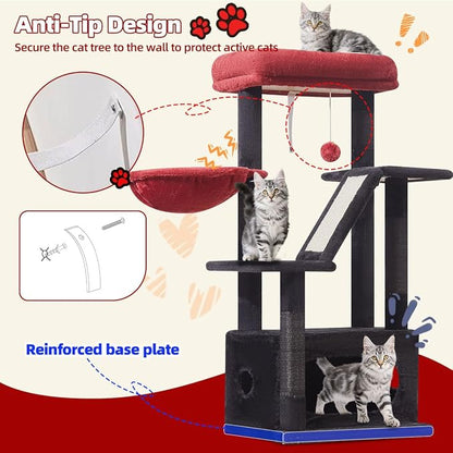 Taoqimiao Gothic Cat Tree, 38.5-Inch Cat Tower - Image 6