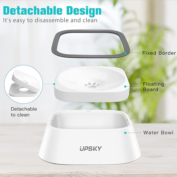 UPSKY No-Slip Slow Drinking Bowl - Image 2
