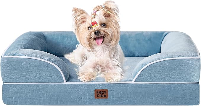 EHEYCIGA Orthopedic Dog Bed for Small Dogs, Waterproof Memory Foam Small Dog by EHEYCIGA