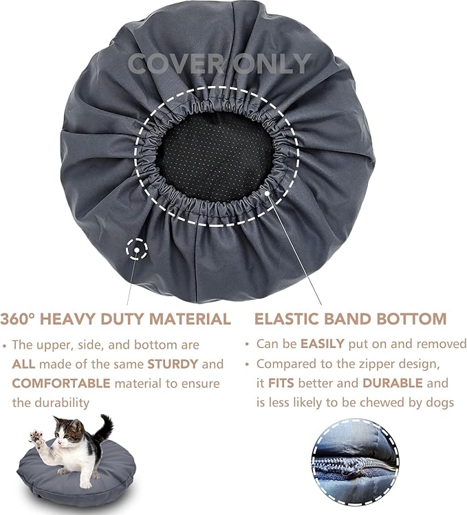 Dog Bed Cover Waterproof Replacement Machine Washable Covers - Image 2