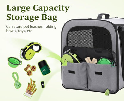 Pecute Dog Car Carrier Stable and Light Weight, Expandable Extra Space Dog - Image 7