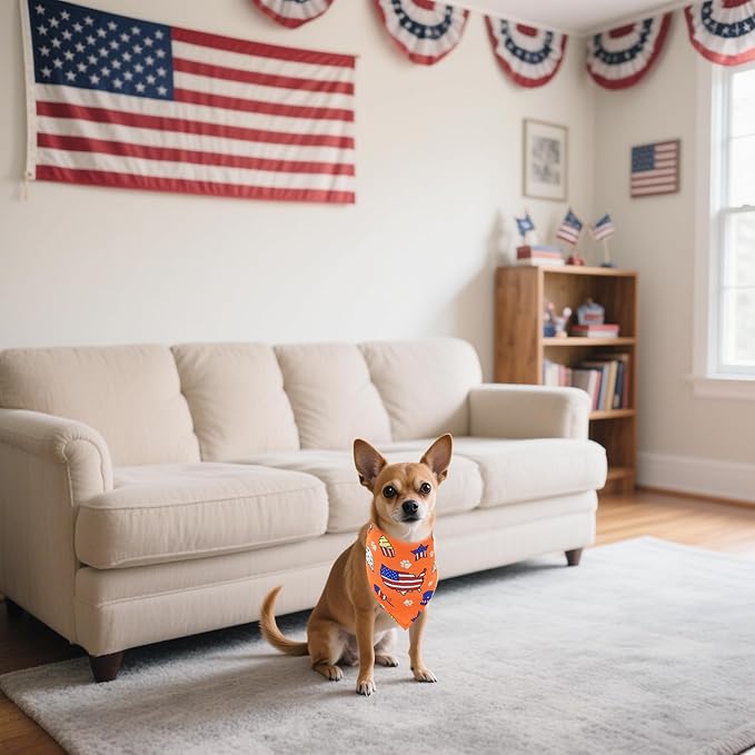 30 Pack 4th of July Dog Bandanas Bulk - Image 5