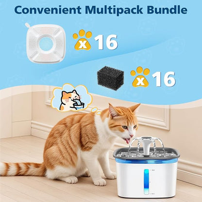 32 Pcs Cat Water Fountain Filters - Image 2