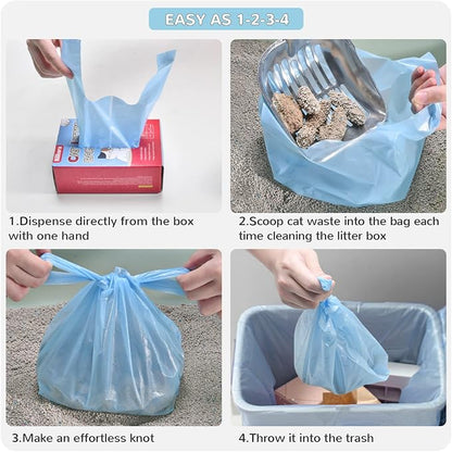 Cat Litter Bags, Ultra Thick, Leak-Proof, Disposable, 15 Liters Capacity - Image 5