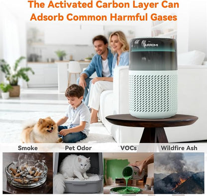 AIRROMI HEPA Air Purifier for Bedroom&Home, Pet Air Purifier for Home Pets - Image 5