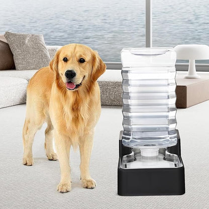 RIZZARI Stainless Steel Pet Water Feeder: 10L Gravity Leak-Proof Auto Refill - Image 7
