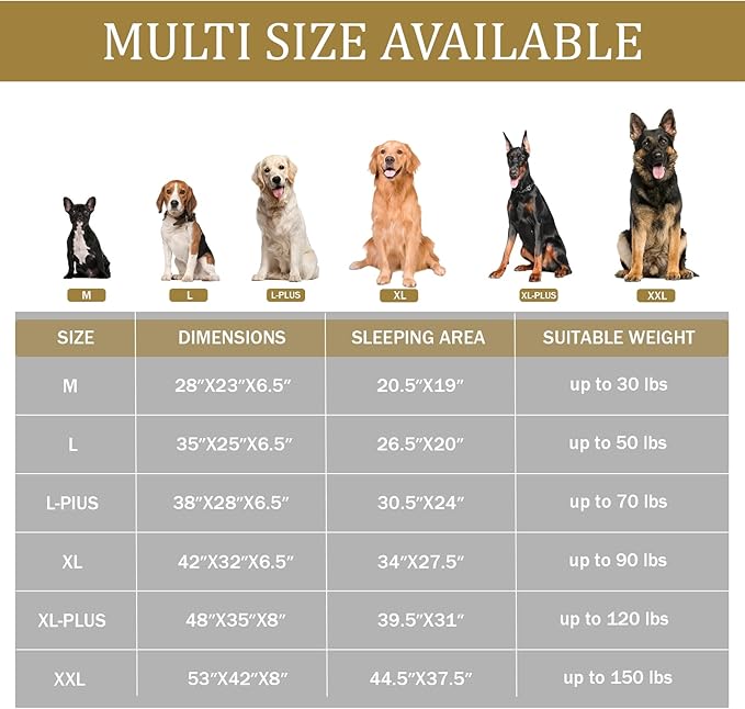 Bedfolks Orthopedic Dog Bed XL, Waterproof Dog Sofa Bed - Image 5