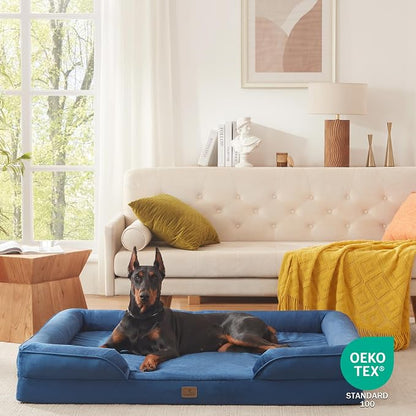 Bedfolks Orthopedic Dog Bed XXL, Waterproof Dog Sofa Bed - Image 8