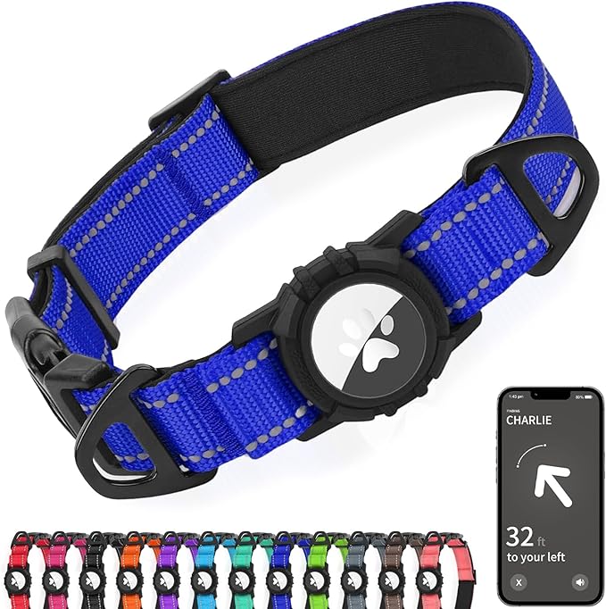 Joytale Airtag Dog Collar, Reflective Pet Collar by Joytale