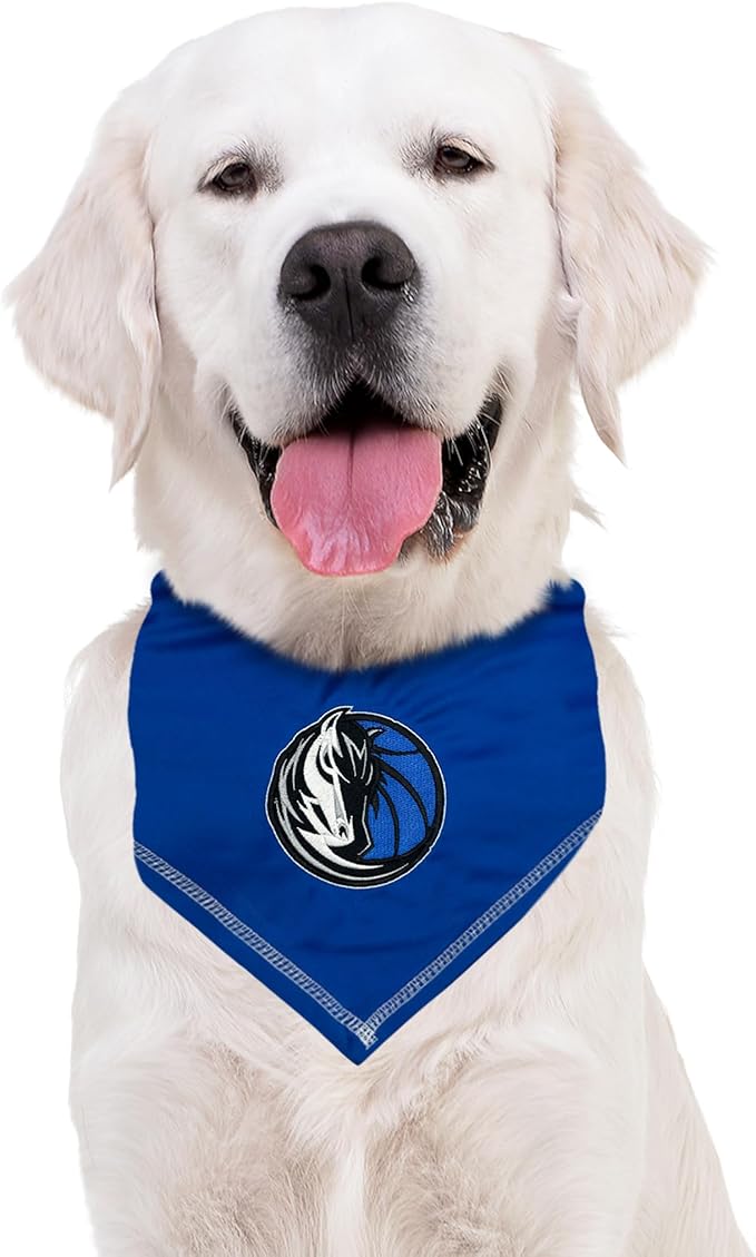 Pets First NBA Dallas Mavericks TIE Bandana, Size Large/X-Large. Dog Bandana - Image 3
