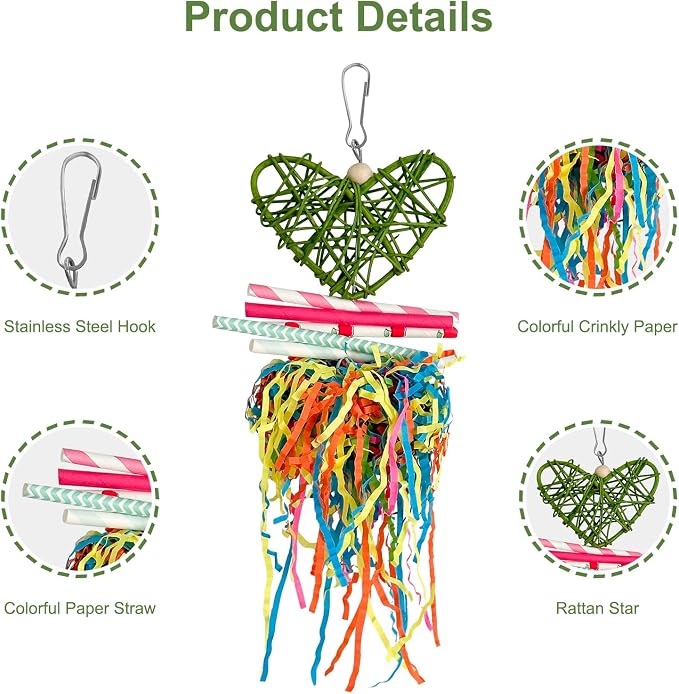 Bird Toys, Lovebird Cockatiel - Image 4