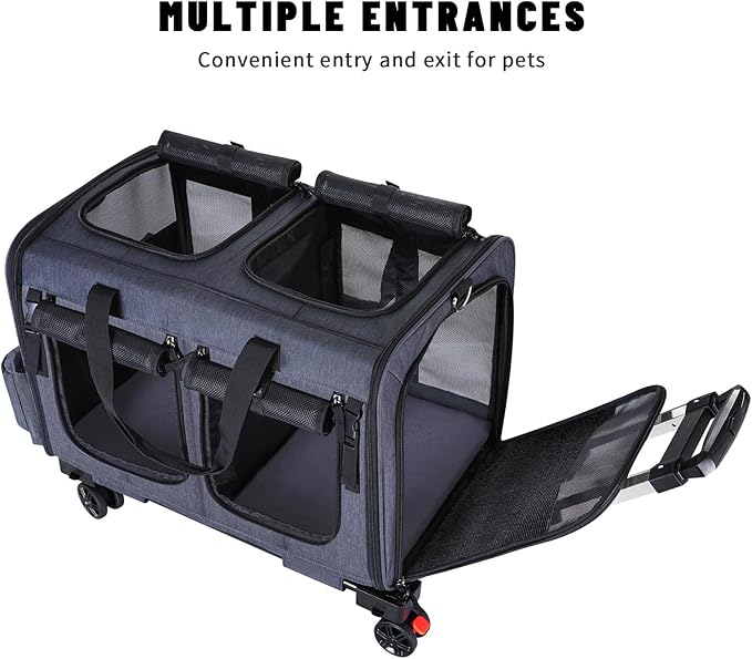 Cat Carrier for 2 Cats, Cat Carrier - Image 4