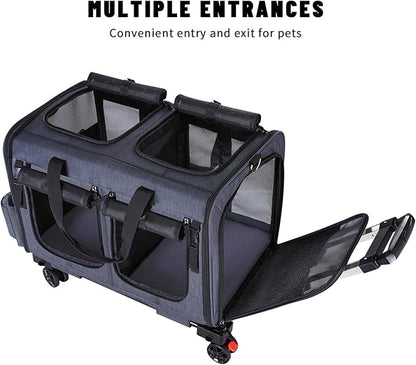 Cat Carrier for 2 Cats, Cat Carrier - Image 4