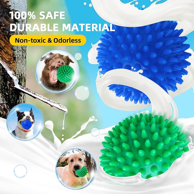SHARLOVY 4.5'' Squeaky Dog Toy Balls - Image 4