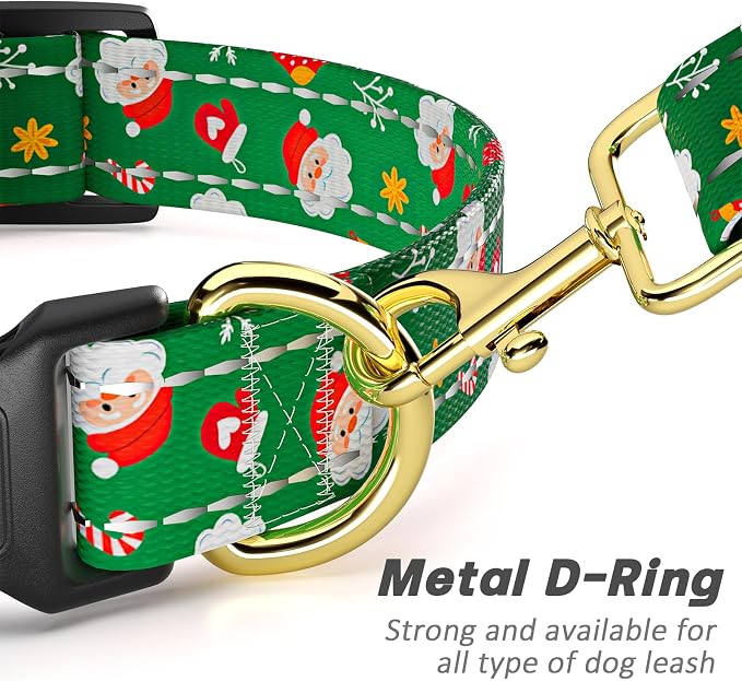 Reflective Dog Collar, Cute Christmas Style Dog Collars - Image 5