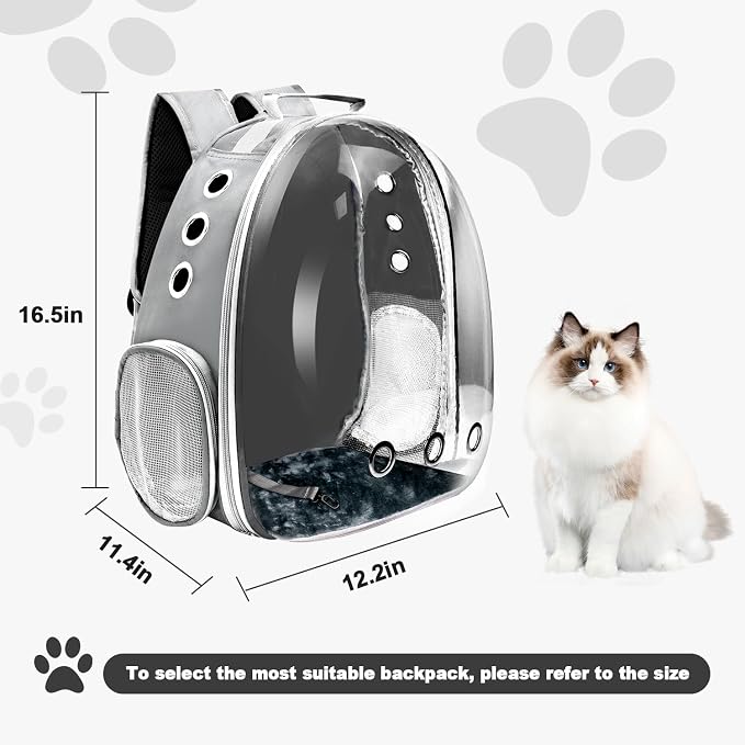 Cat Backpack Carrier, Pet Cat Carrier - Image 2