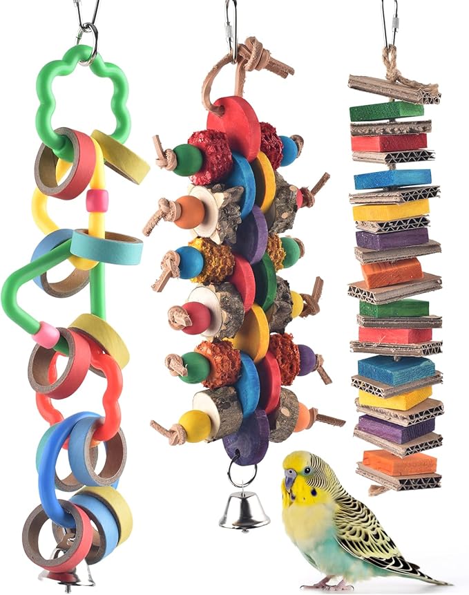 Bissap 3 PCS Bird Chew Toys by Bissap