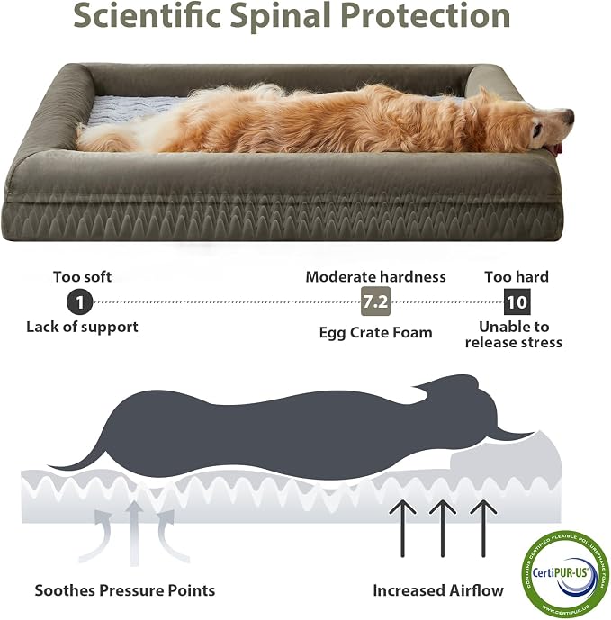 WNPETHOME XXXL Big Dog Bed, Washable Dog Couch - Image 4