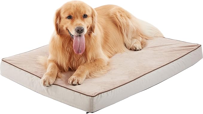 Orthopedic Memory Foam Dog Bed, Cooling Dog Beds by ABETTERLIFEWITHPET
