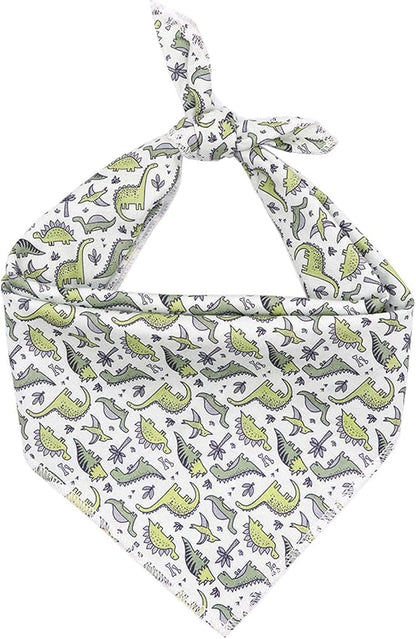ARING PET Dinosaur Dog Bandanas, Summer Kerchief Triangle Bibs Scarf by ARINGPET