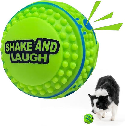 Spiky Interactive Dog Toys Ball, Shaking by SHAKEANDLAUGH