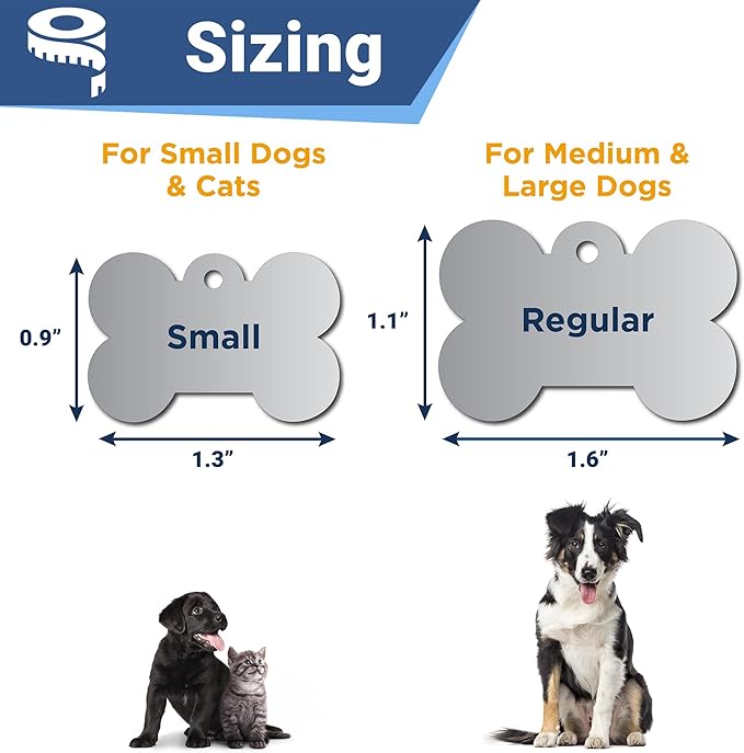 GoTags Stainless Steel Pet ID Tags, Personalized Dog Tags and Cat Tags - Image 7