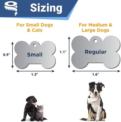 GoTags Stainless Steel Pet ID Tags, Personalized Dog Tags and Cat Tags - Image 7