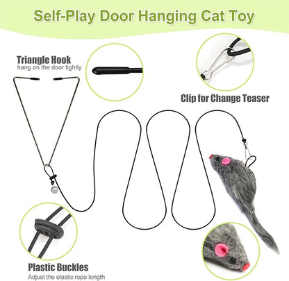 ChicWow Interactive Retractable Cat Wand & Hanging Toys - Image 8