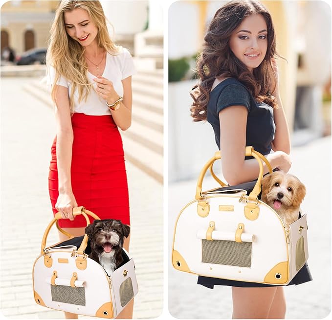 Foldable Premium PU Leather Dog Purse - Image 5