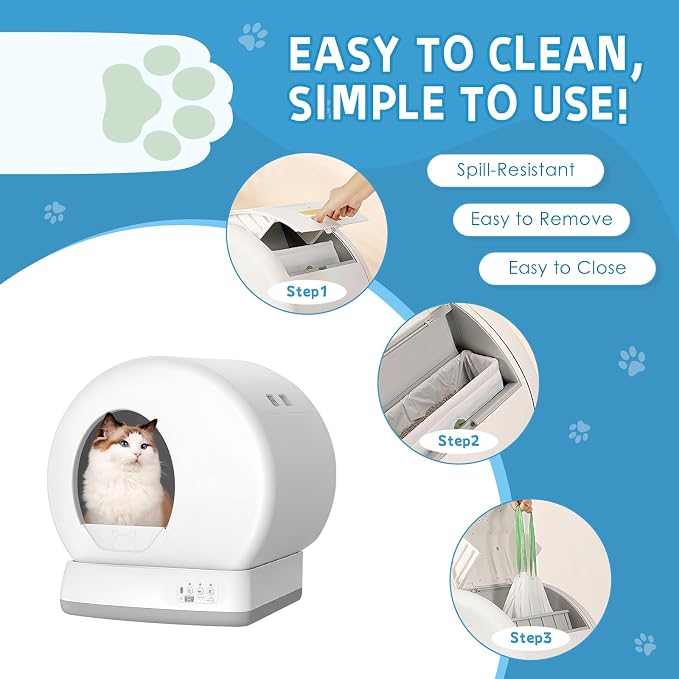 20 Count Cat Litter Box Liners Bag Compatible - Image 4
